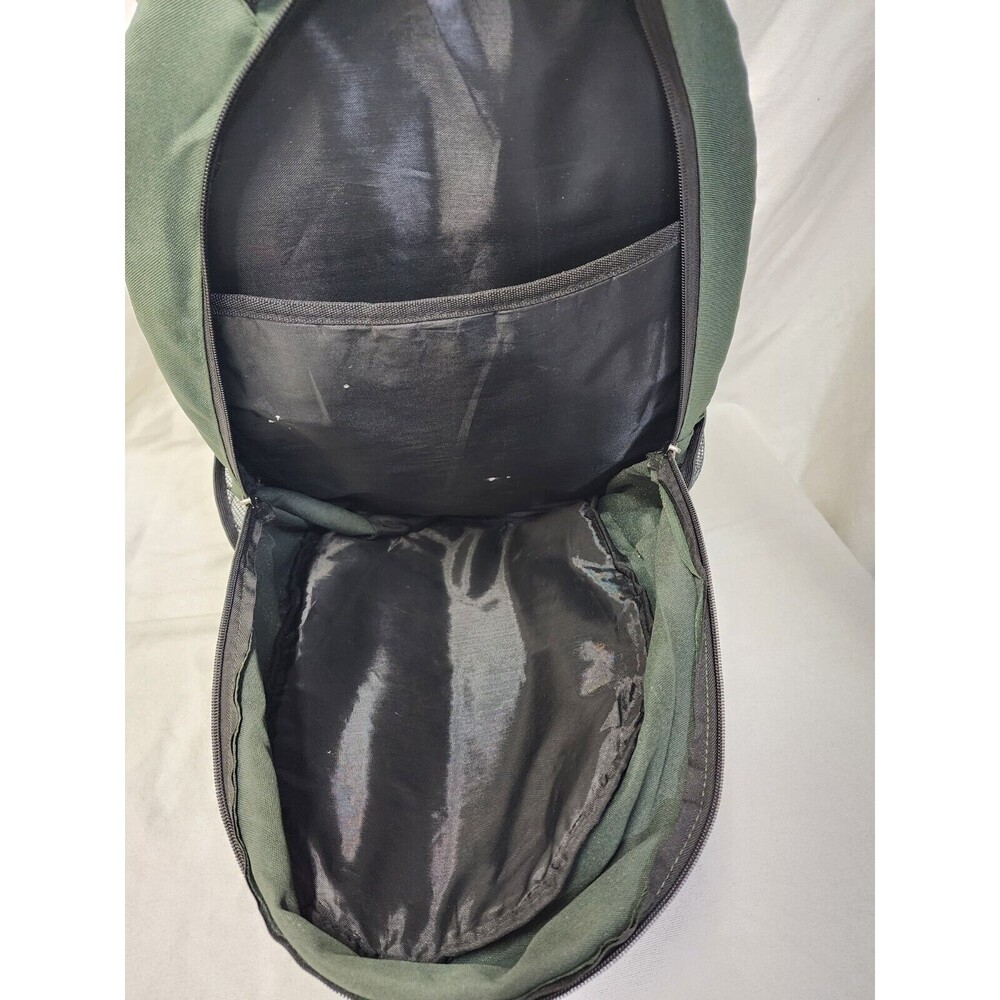 Alaska Green Canvas Backpack 2 Zipper. - Picture 6 of 15